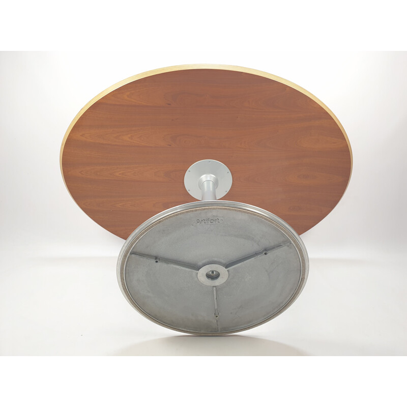 Table ronde vintage ovale de Pierre Paulin pour Artifort 1960