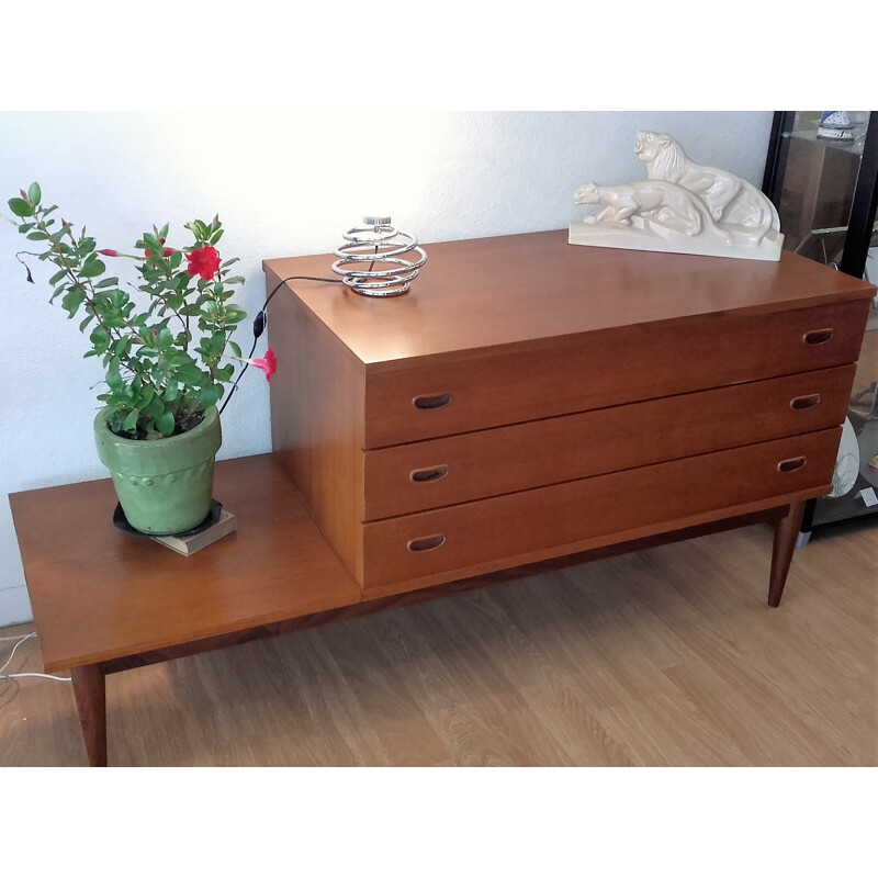 Scandinavian chest of drawers in teak - 1960s