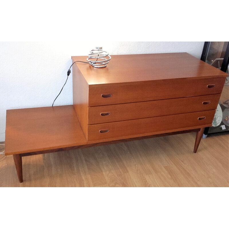 Scandinavian chest of drawers in teak - 1960s