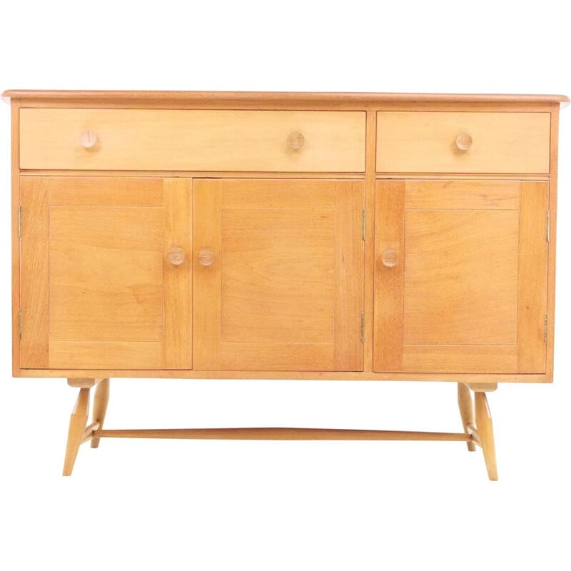 Mid Century Ercol Blonde Sideboard In Beech And Elm 1950s