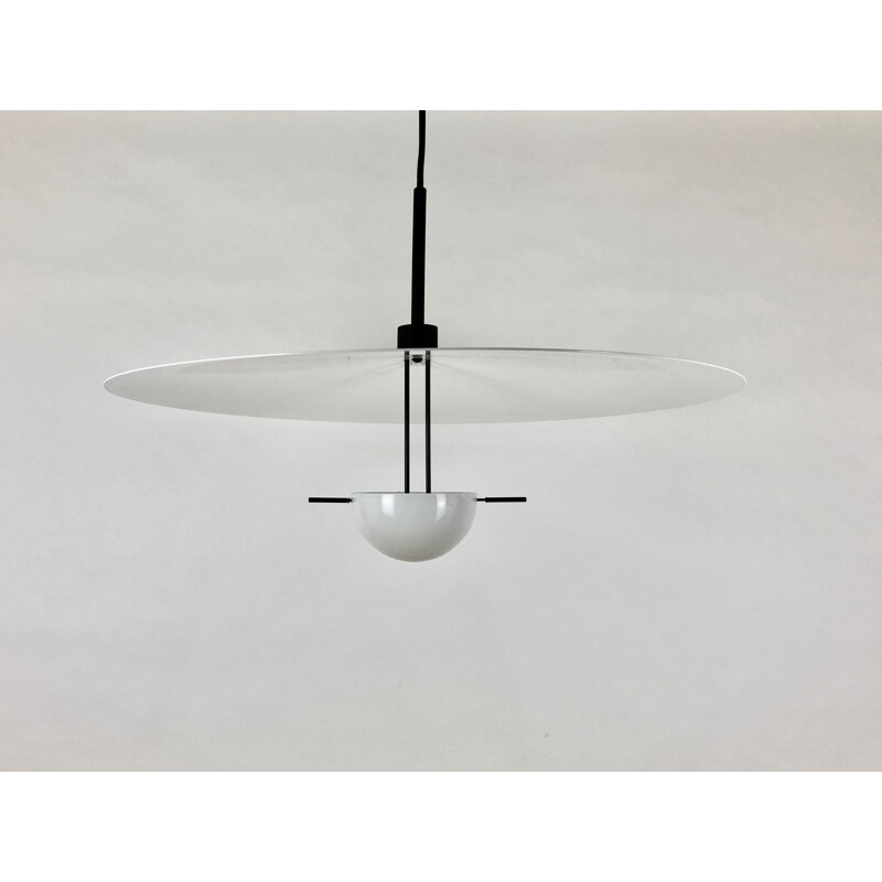 Vintage pendant light by Vico Magistretti for Oluce Italy 1986s