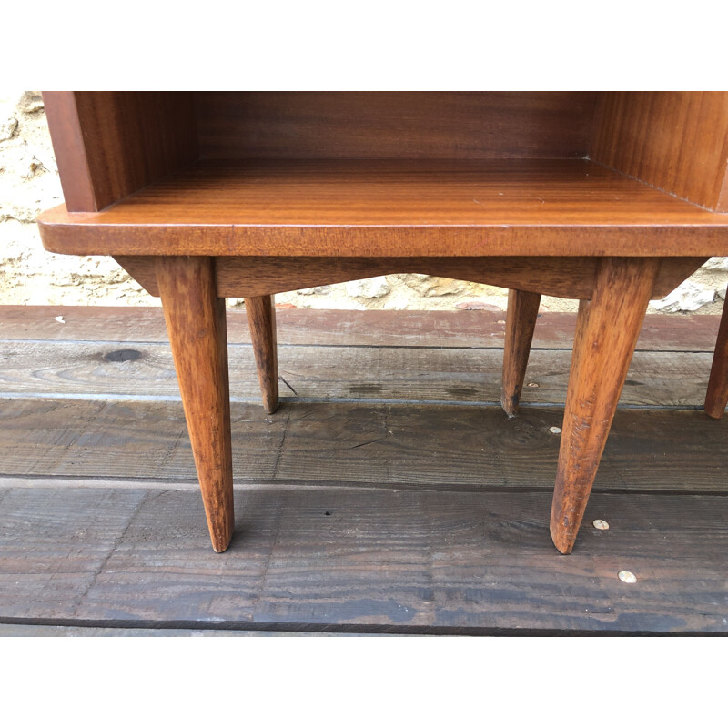 Pair of vintage bedside tables Scandinavian 1960s