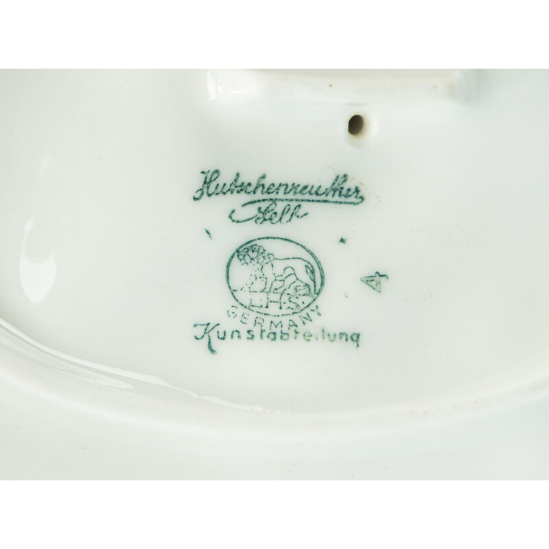 Números de porcelana Vintage com o fawn de Carl Werner para Hutschenreuther, Alemanha 1950