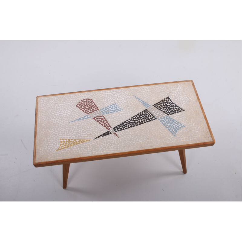 Vintage mosaic coffee table