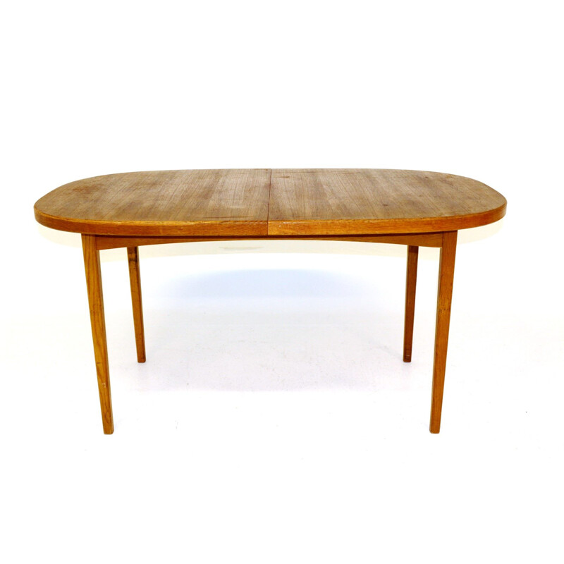 Vintage teak and oak table, Sweden 1960