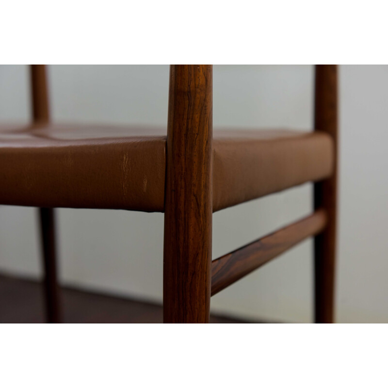 Vintage rosewood chair by Arne Vodder, Denmark 1960