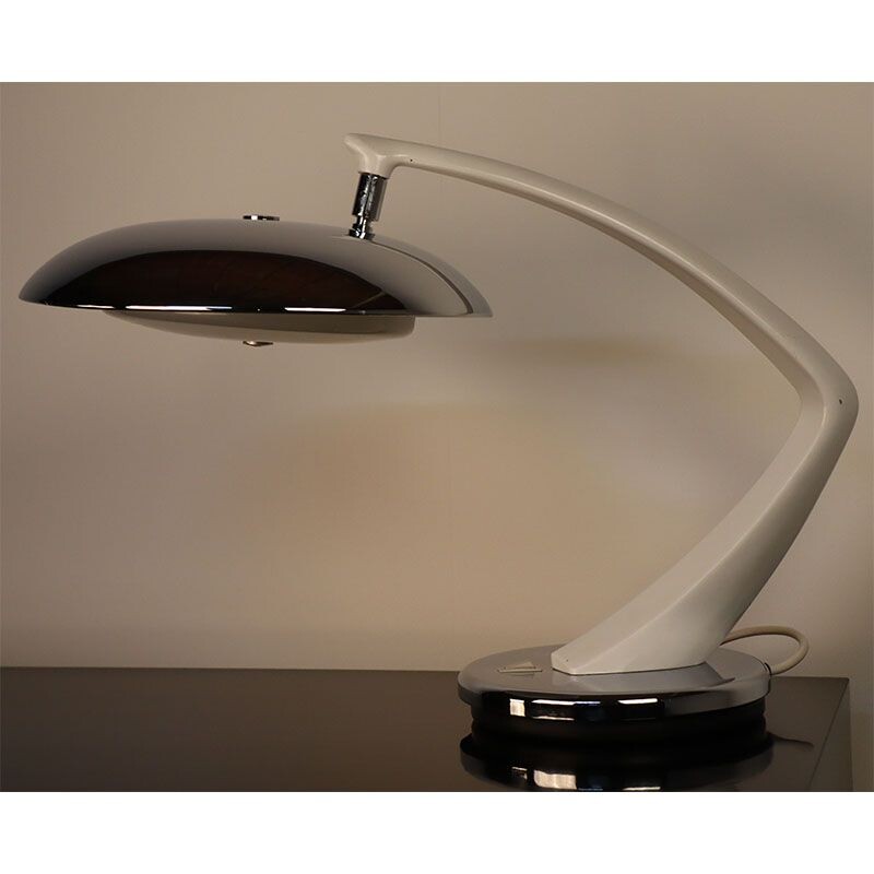 Vintage Desk Lamp Boomerang by Fase 1970