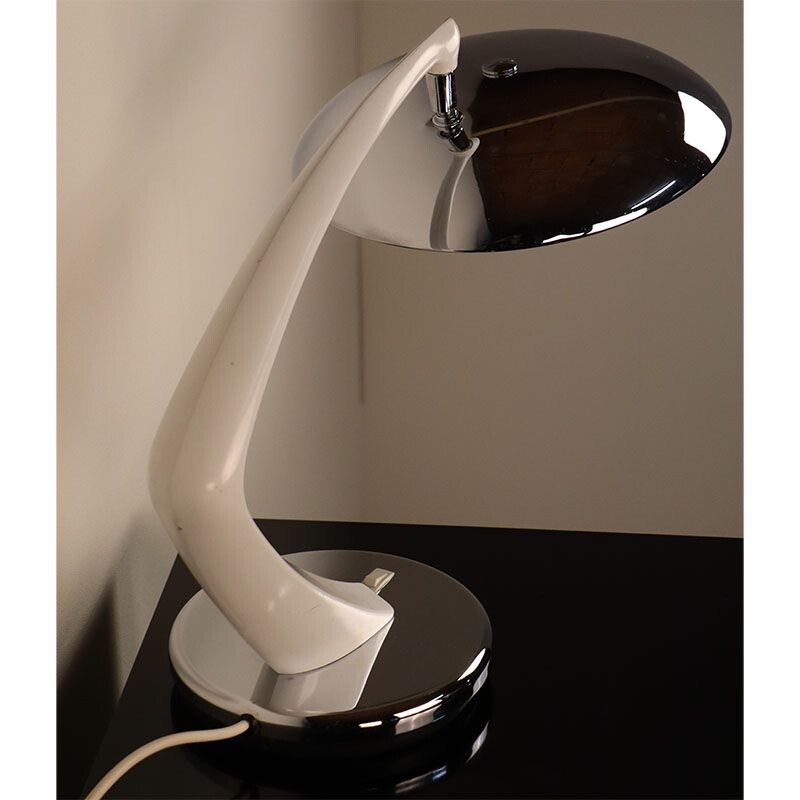 Vintage Desk Lamp Boomerang by Fase 1970
