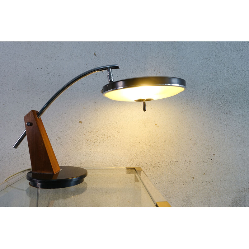Lampe de table vintage de Lupela 1960