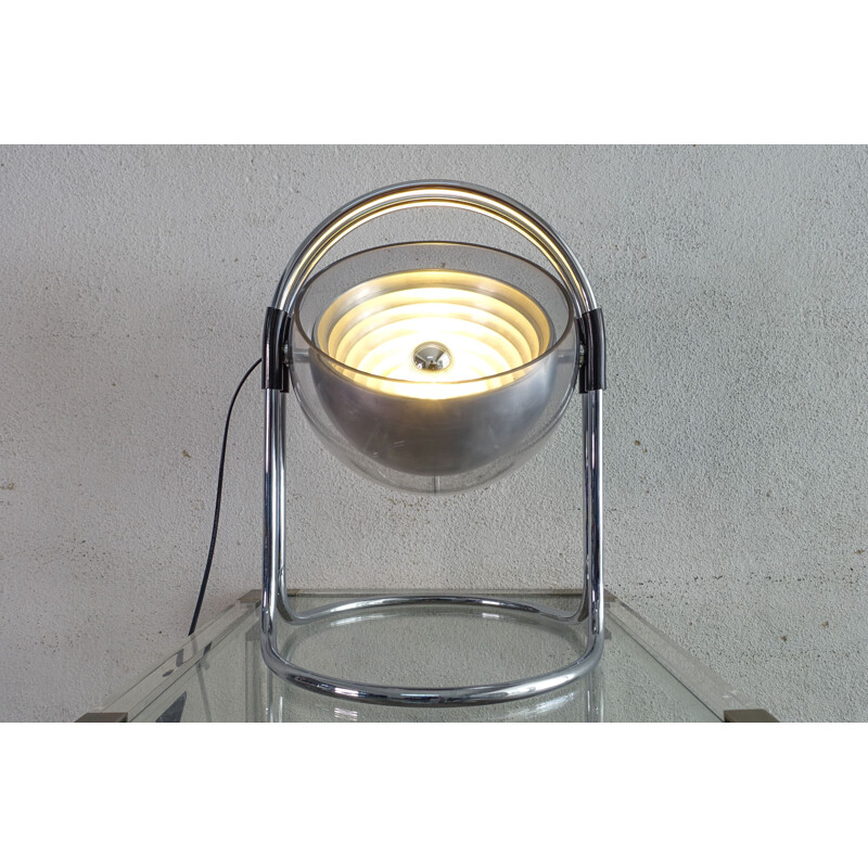 Vintage André Ricard Table Lamp for Metalarte 1973s