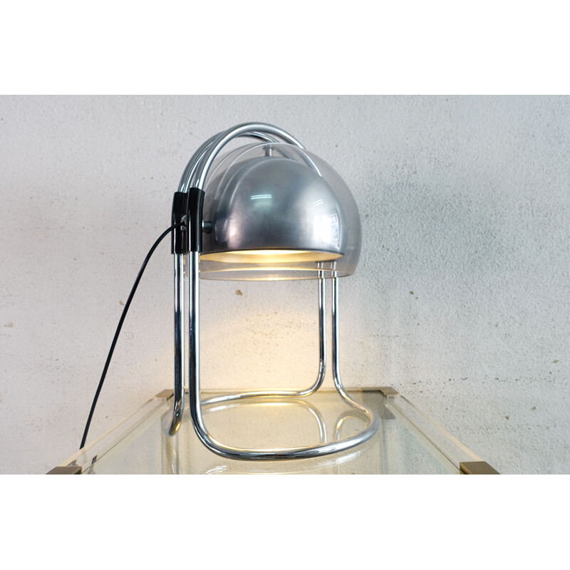 Lampe de table vintage André Ricard pour Metalarte 1973