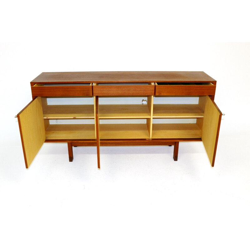 Enfilade scandinave vintage en teck, Suède 1960