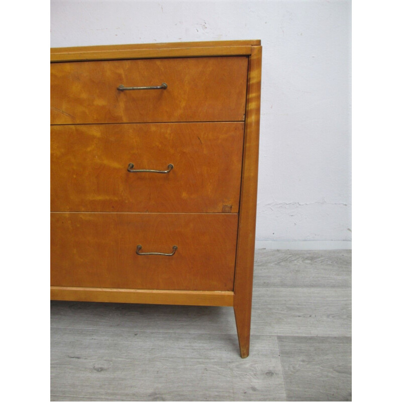 Vintage birch Chest of Drawers 1960s