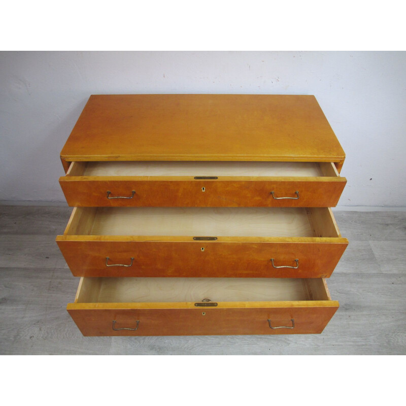 Vintage birch Chest of Drawers 1960s