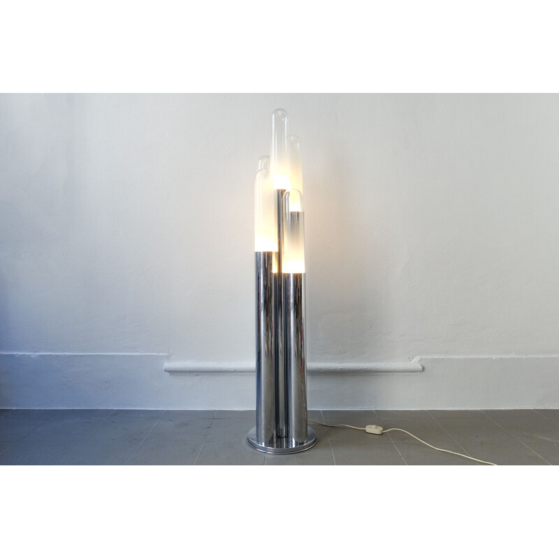 Vintage Floor Lamp by Carlo Nanson for Mazzegga 1970s