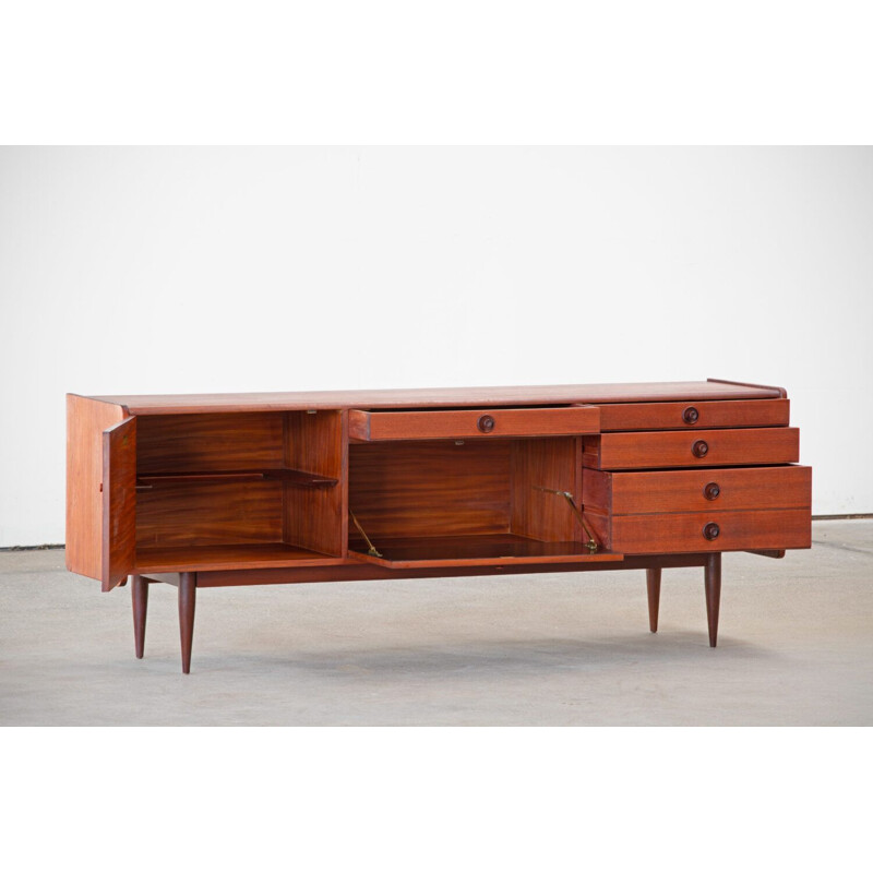 Vintage teak sideboard scandinavian 1960s