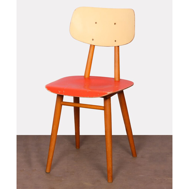 Vintage chair by Ton in 1960s