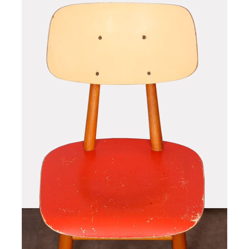 Vintage chair by Ton in 1960s