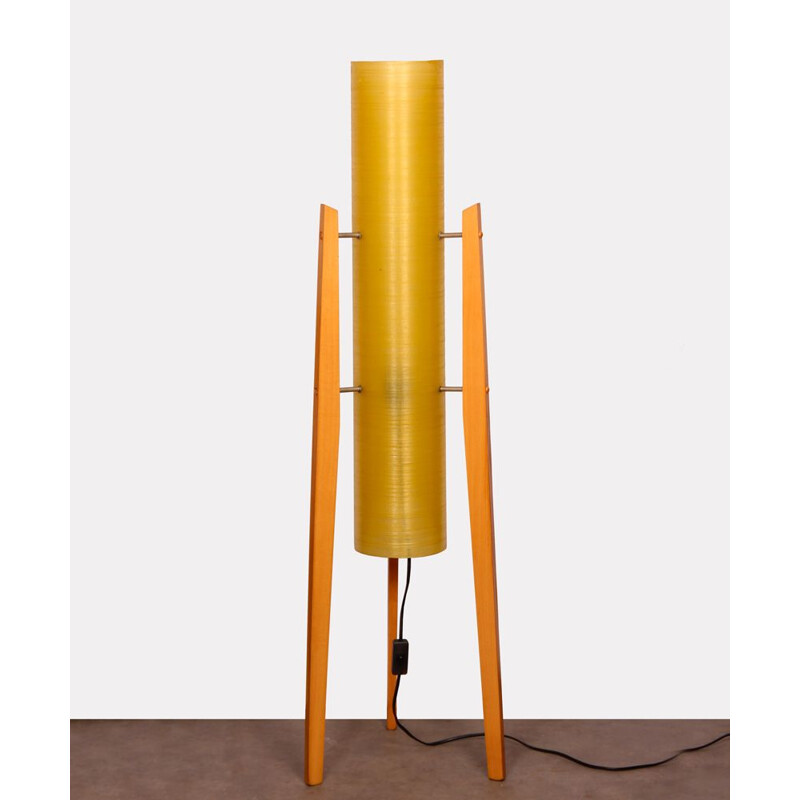 Vintage fiberglass floor lamp by Novoplast 1970s