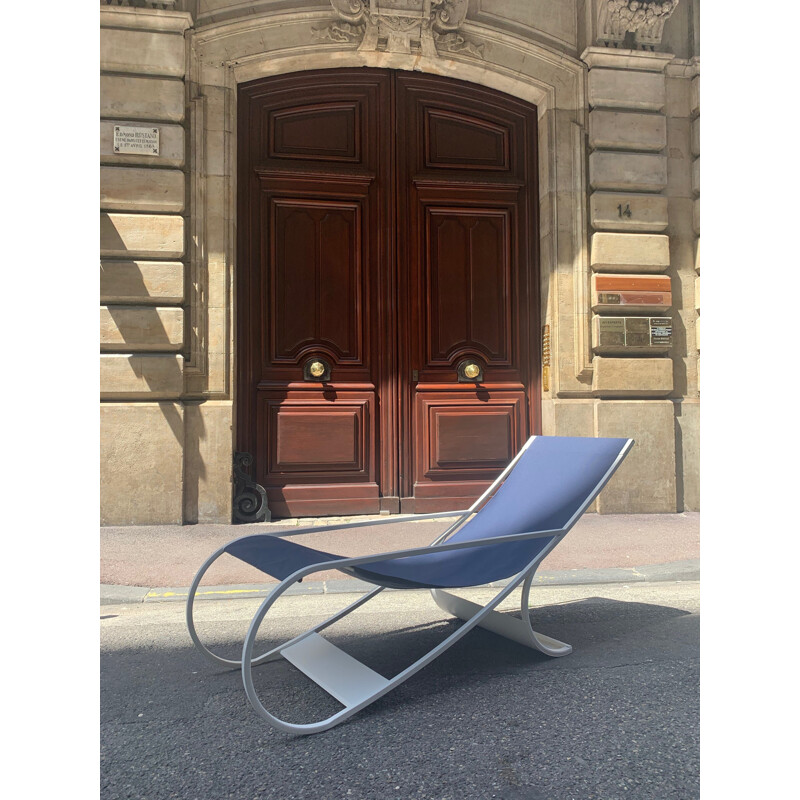 Vintage lounger armchair François Turpin 1933s