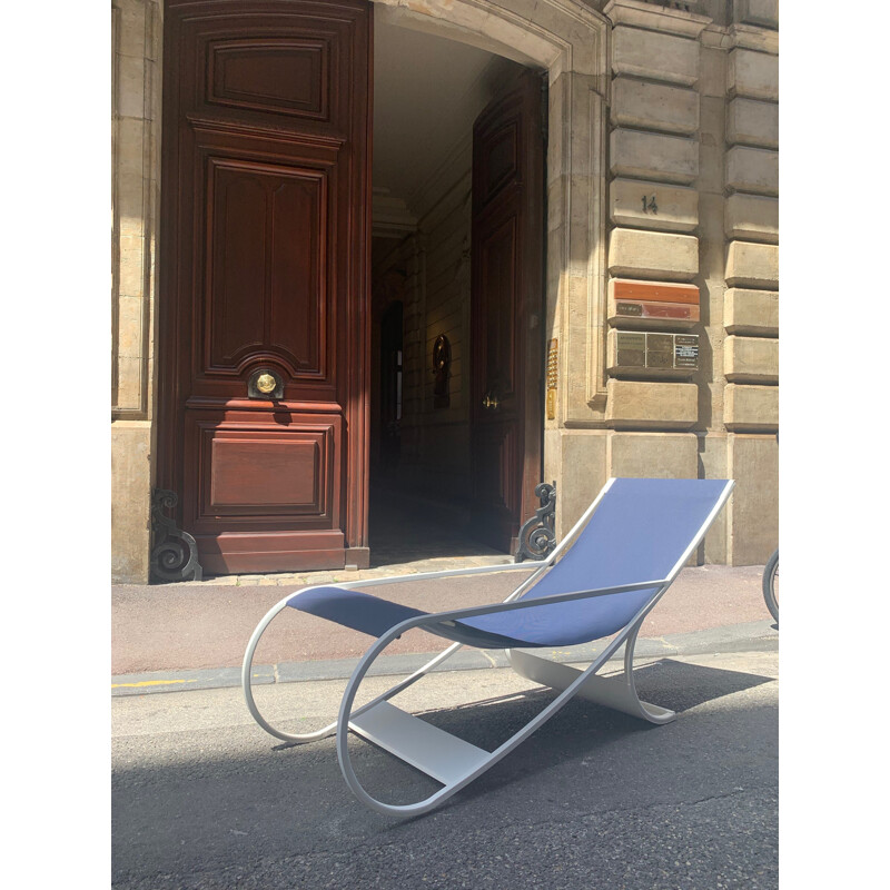 Vintage lounger armchair François Turpin 1933s