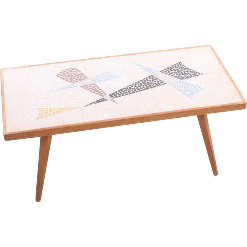 Vintage mosaic coffee table