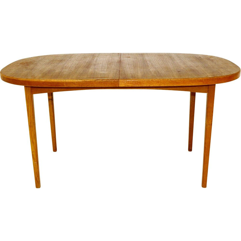 Vintage teak and oak table, Sweden 1960