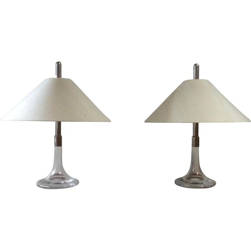 Paire de lampes vintage Ingo Maurer 1960