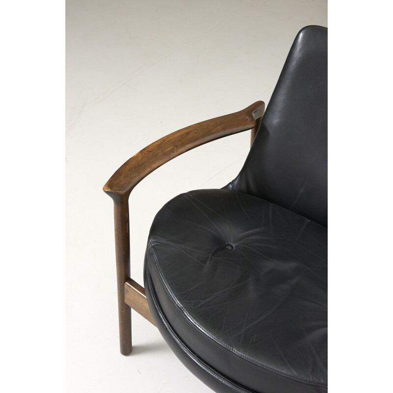 Paire de fauteuils vintage par Ib Kofod-Larsen pour Fröscher Allemagne1974