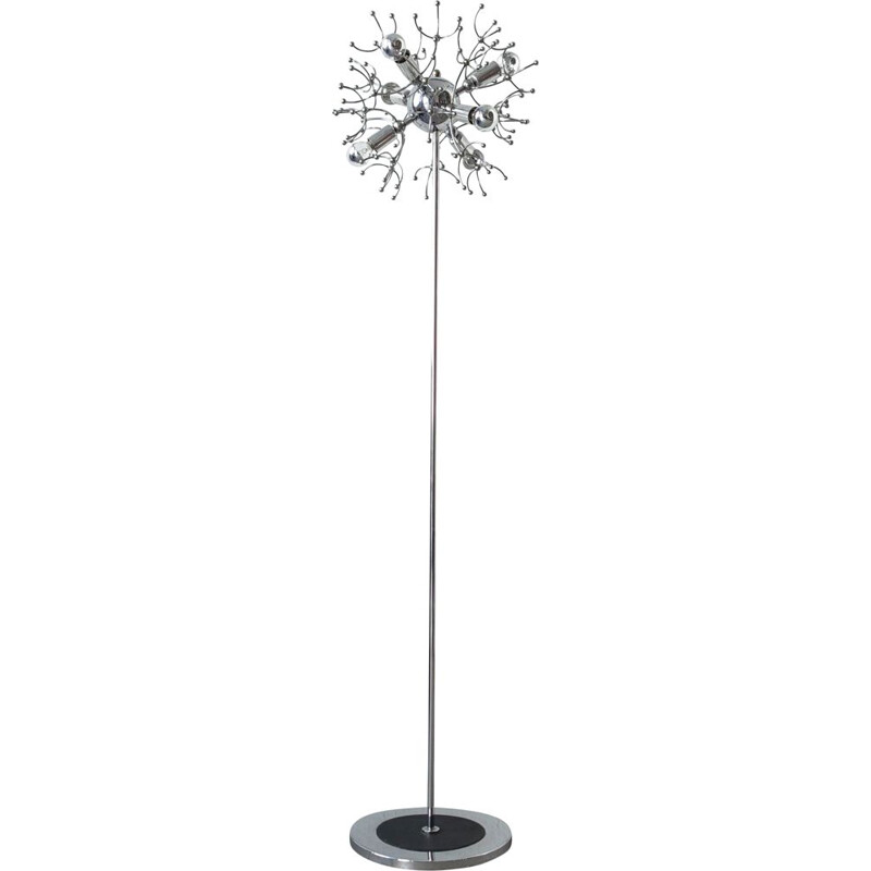 Lampadaire vintage Gaetano Sciolari Sputnik 1970