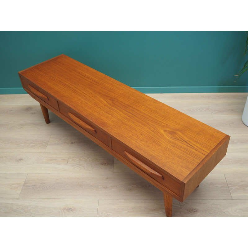 Vintage Teak lowboard Denmark 1970s