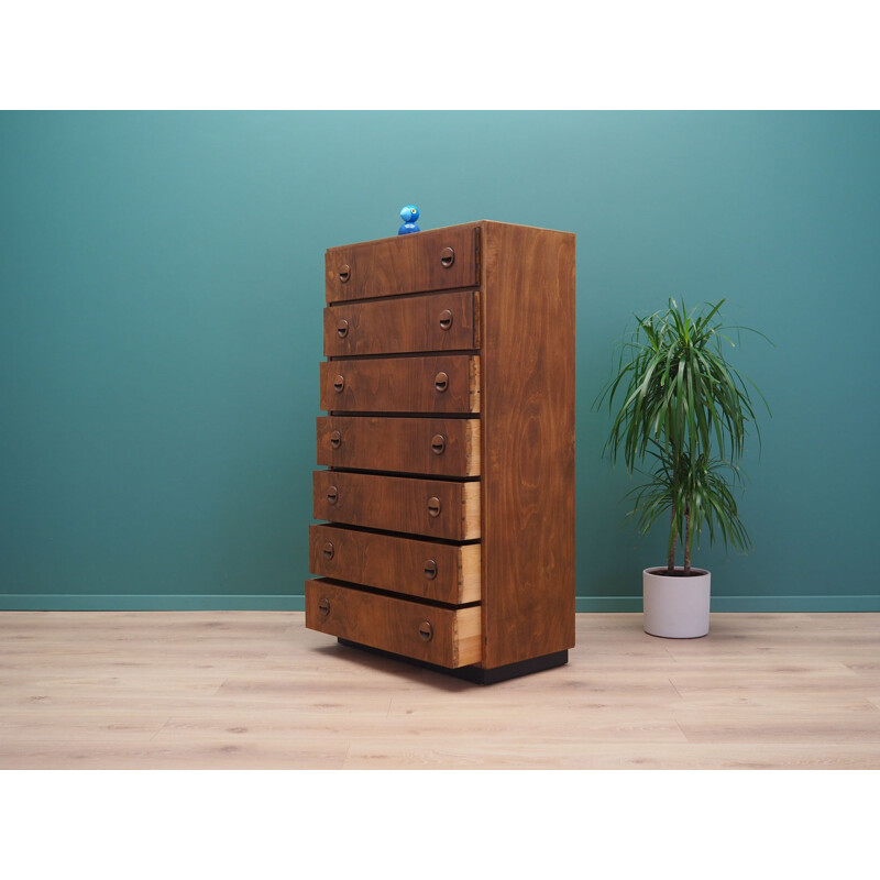 Vintage Alder chest of drawers Denmark 1970s