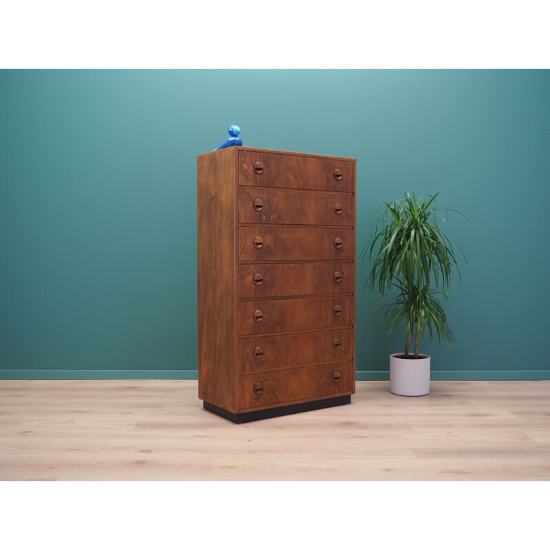 Vintage Alder chest of drawers Denmark 1970s