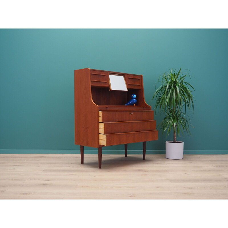 Vintage Teak secretary Swedish Royal Board 1960s