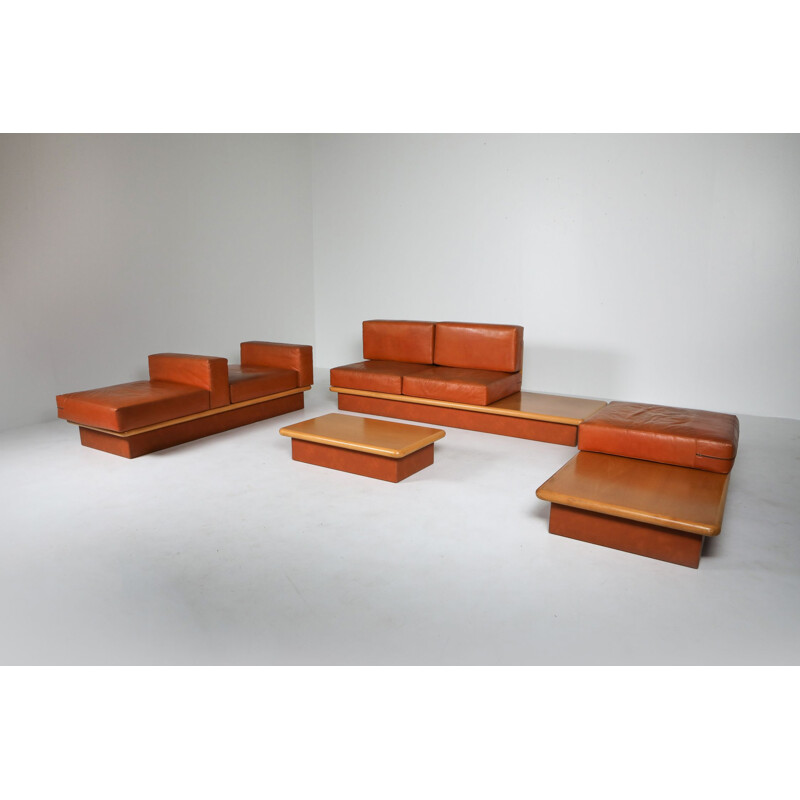 Vintage Mario Marenco seating group Italy 1970s