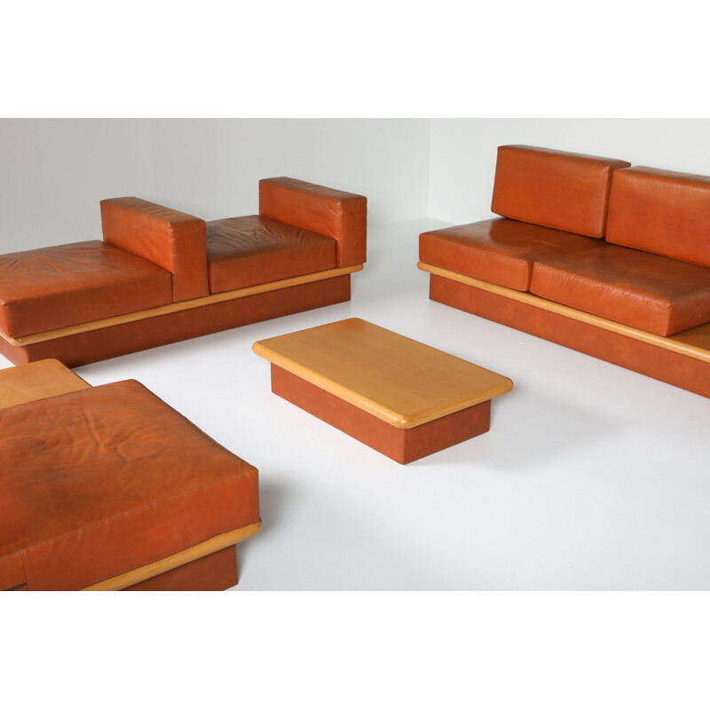 Vintage Mario Marenco seating group Italy 1970s