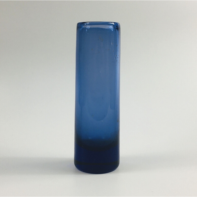 Vase vintage en verre de Per Lütken pour Holmegaard Danish