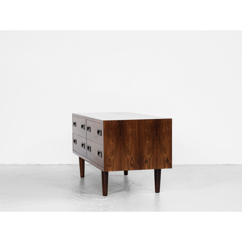 Midcentury chest of drawers in rosewood by Hundevad Danish 1960s