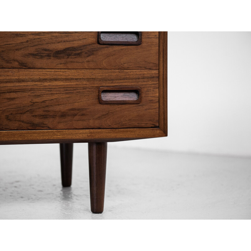 Midcentury chest of drawers in rosewood by Hundevad Danish 1960s