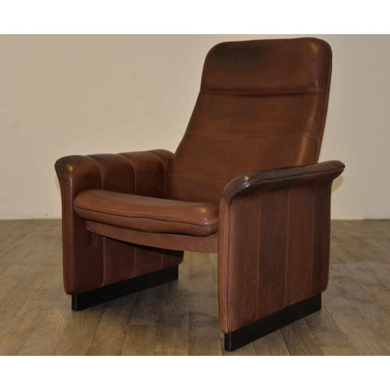 De Sede Ds 50 lounge armchair and ottoman - 1970s