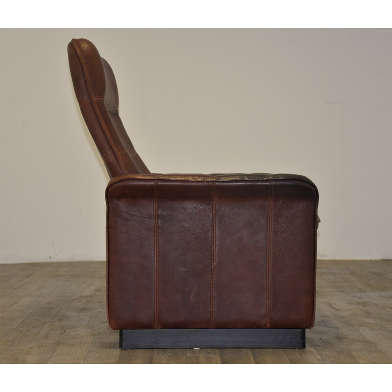 De Sede Ds 50 lounge armchair and ottoman - 1970s