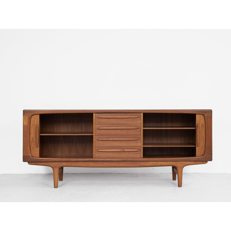 Midcentury sideboard in teak by Johannes Andersen for Silkeborg Danish 1960s