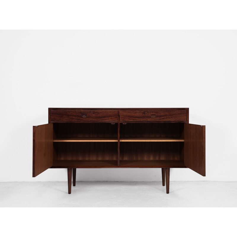 Midcentury cupboard with 2 doors and 2 drawers in rosewood by Brouer Danish 1960s