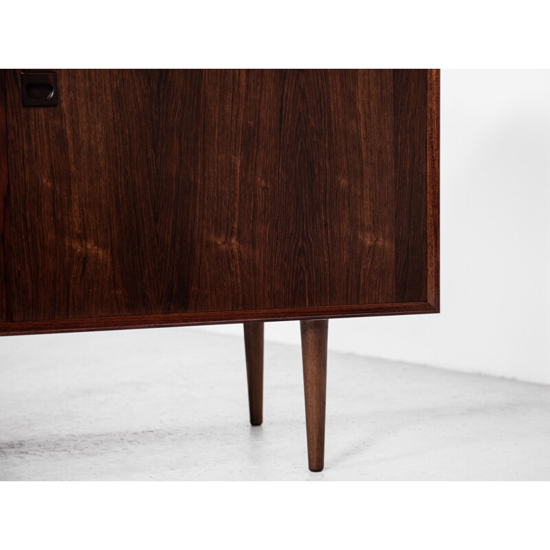 Midcentury cupboard with 2 doors and 2 drawers in rosewood by Brouer Danish 1960s