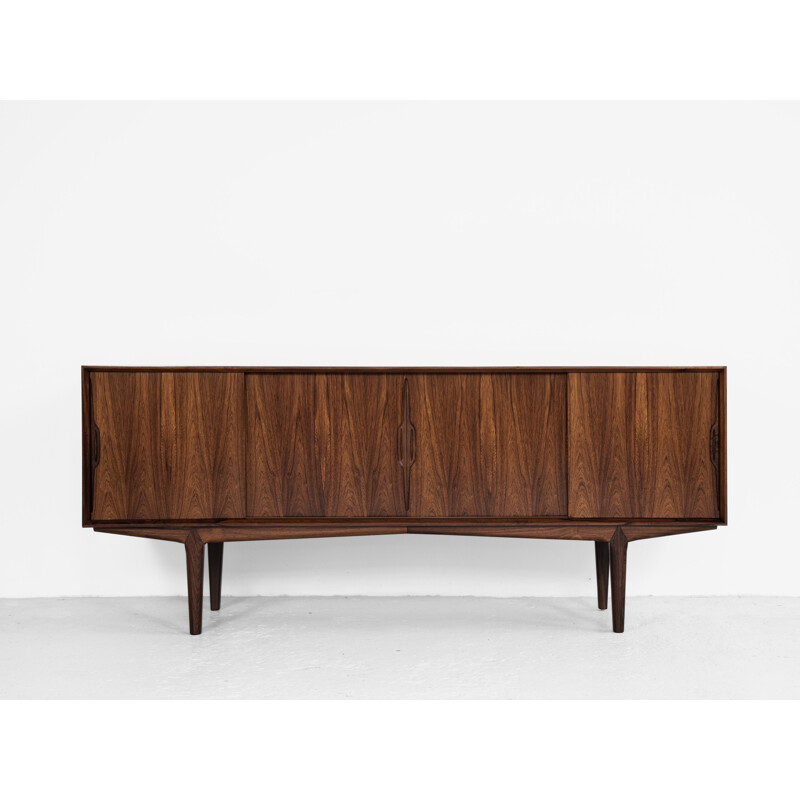 Midcentury sideboard in rosewood by Rosengren Hansen Danish 1960s