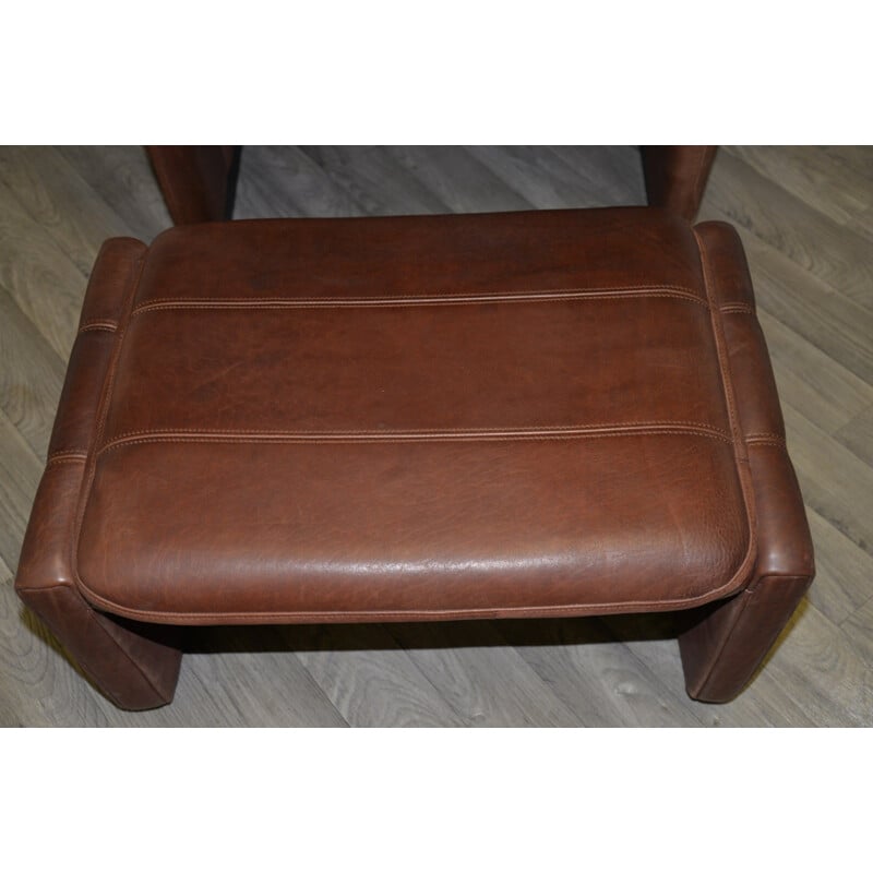 Fauteuil De Sede Ds 50 et son ottoman - 1970