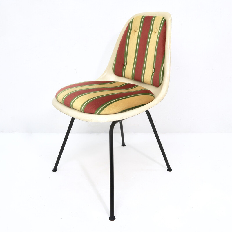 Vintage glasvezel stoel van Charles en Ray Eames voor Herman Miller en Vitra, 1960