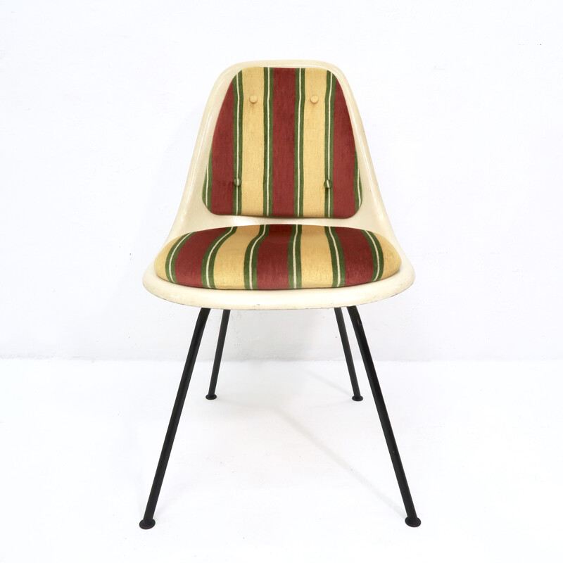 Vintage glasvezel stoel van Charles en Ray Eames voor Herman Miller en Vitra, 1960