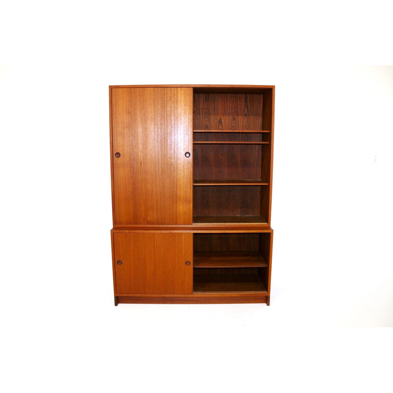 Vintage teak wardrobe by Borge Mogensen 1960s