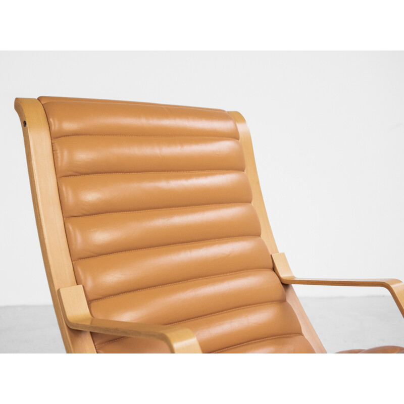 Pair of vintage Chairs by Hvidt & Molgaard for Fritz Hansen Danish 1970s